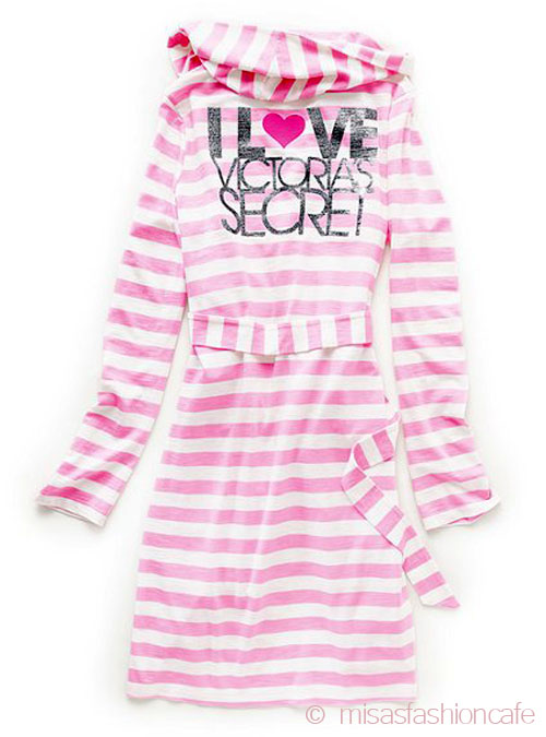 （画像用） Victoria's Secret　 バスローブ I Love VS