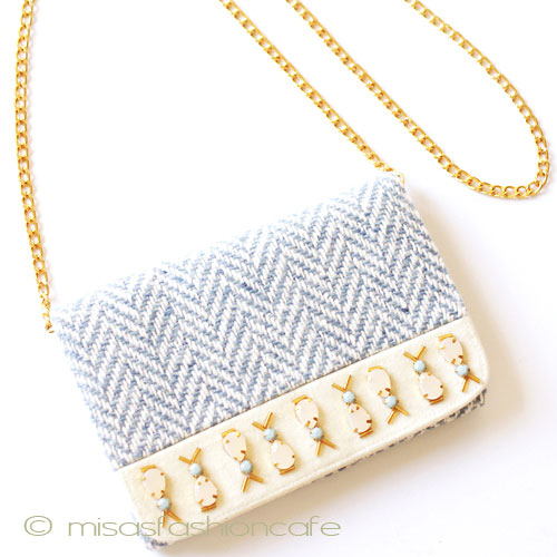 （画像用） ダスティーブルー ショルダーバッグ