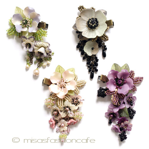 （画像用） パーティー・ヘアークリップ カリフォルニア製お花