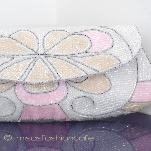 （画像用） クラッチ バッグ 　 　ピーチ ｘ ピンク