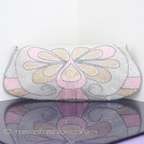 （画像用） クラッチ バッグ 　 　ピーチ ｘ ピンク