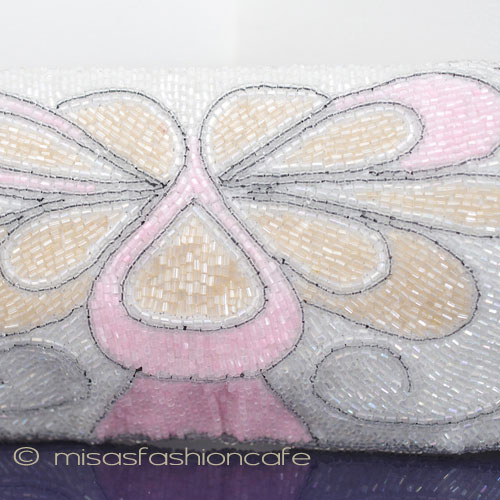 （画像用） クラッチ バッグ 　 　ピーチ ｘ ピンク