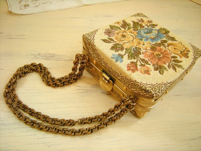 （画像用） ヴィンテージ・プチポアン イタリア製バッグ