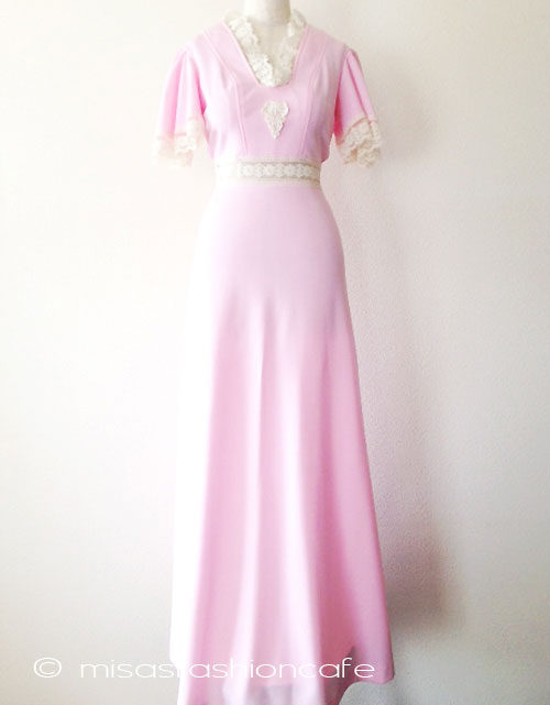 （画像用） 1点物　ビンテージ　 プリンセス　マキシワンピ