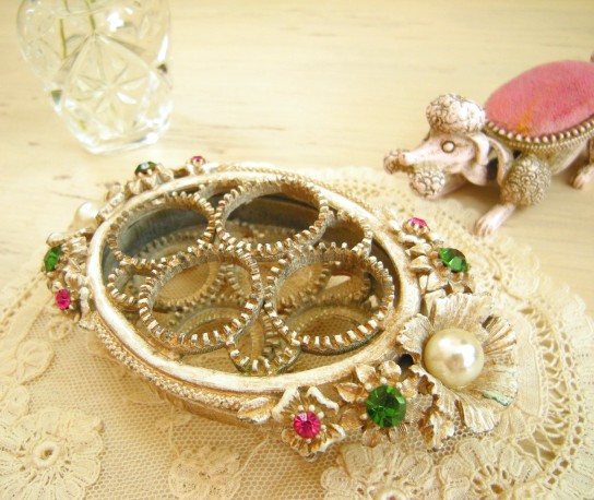 （画像用） アンティーク　フロレンツァ 口紅リップホルダー