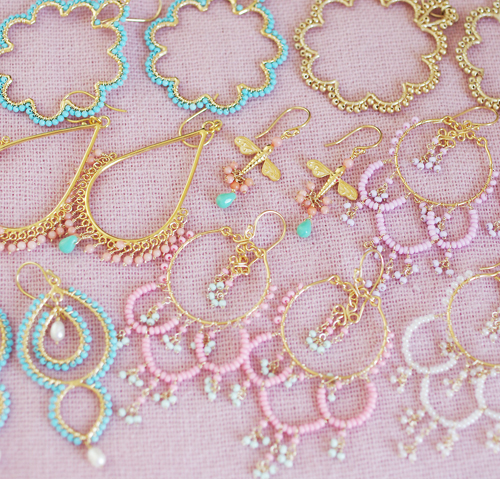 （画像用） ピアスまたはイヤリング 18K Vermeil ティアー