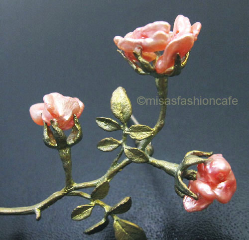 （画像用） Michaud ブローチ ローズ