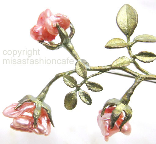 （画像用） Michaud ブローチ ローズ