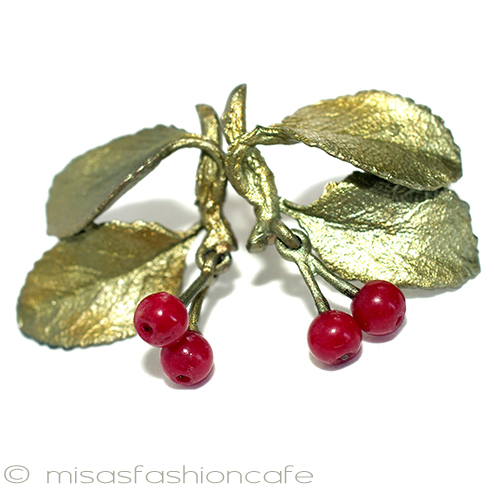 （画像用） Michaud ピアス チェリー