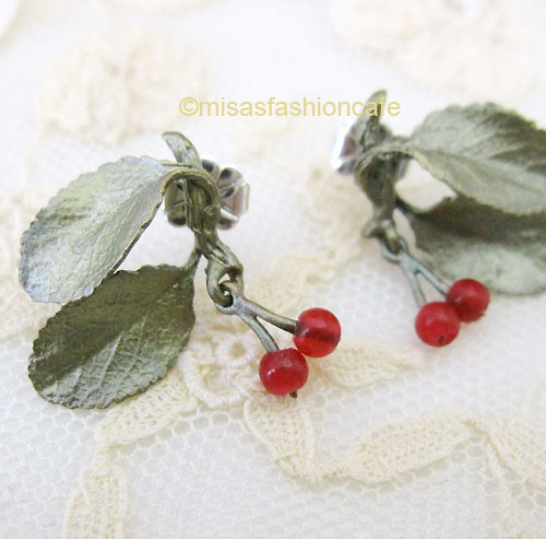 （画像用） Michaud ピアス チェリー