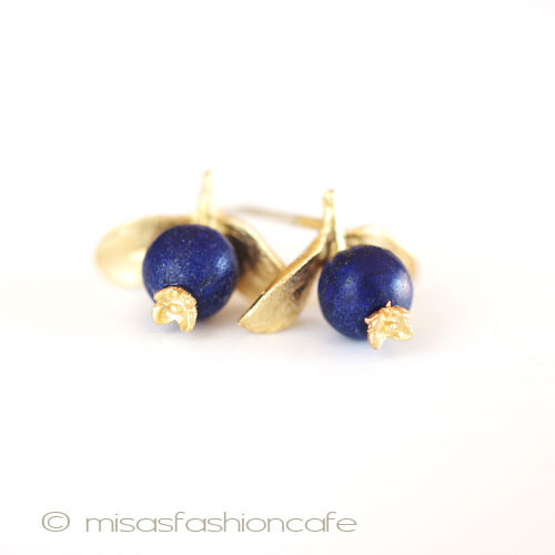 （画像用） マイケルミショー・ピアス 24Kgpブルーベリー再販