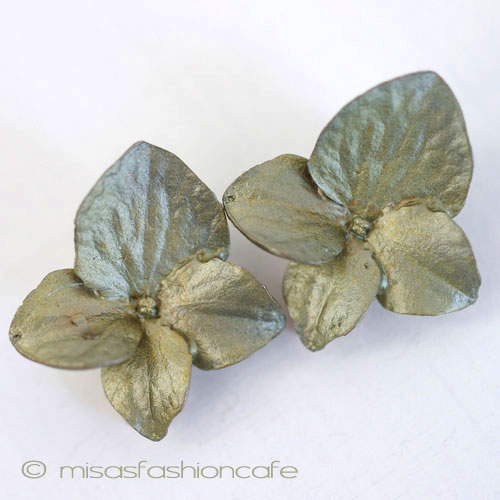 （画像用） Michaud イヤリング 　紫陽花 あじさい