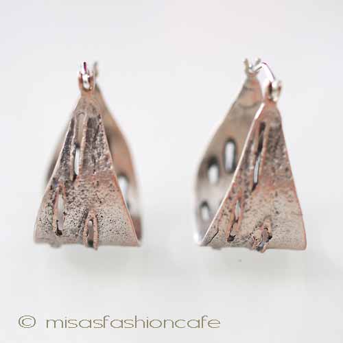 （画像用） マイケルミショー ピアス 白樺の木 シルバー