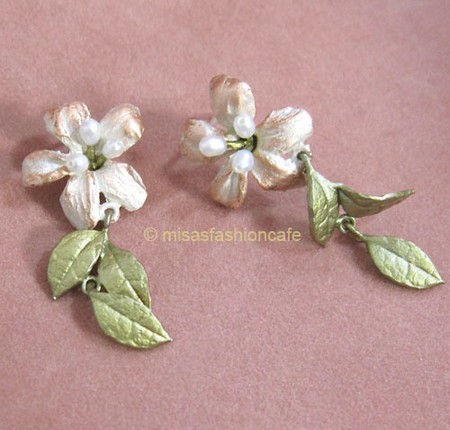 Michaud ピアス 真珠つつじの花 - ウインドウを閉じる