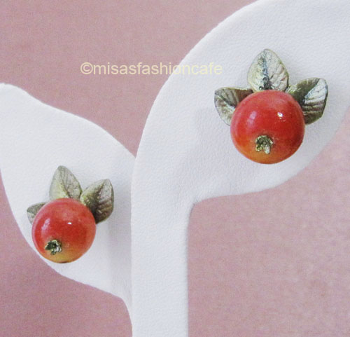 （画像用） Michaud ピアス 野りんご