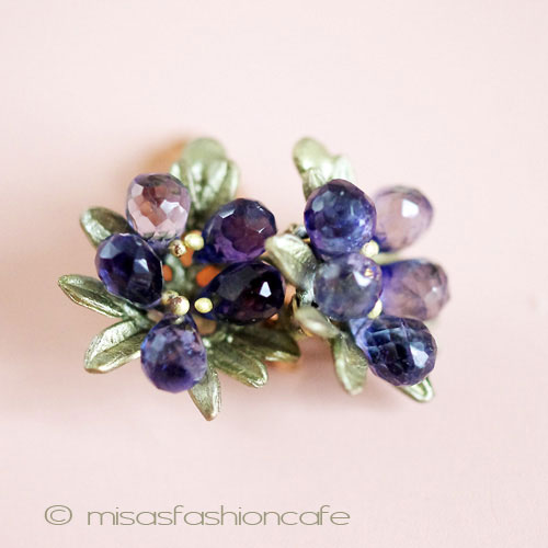 （画像用） マイケルミショー 藤の花　イヤリング