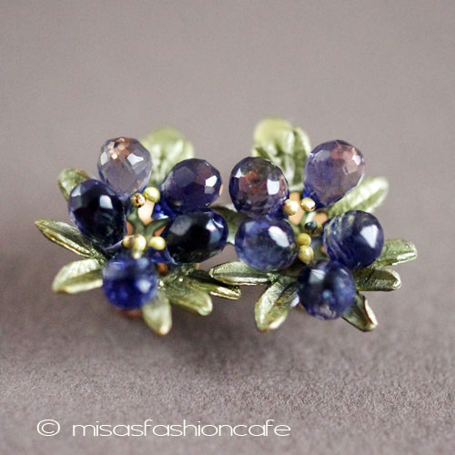 （画像用） マイケルミショー 藤の花　イヤリング