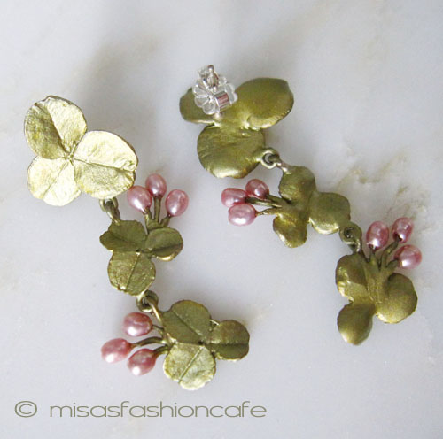 （画像用） Michaud ピアス　再販！ 　真珠　クローバー