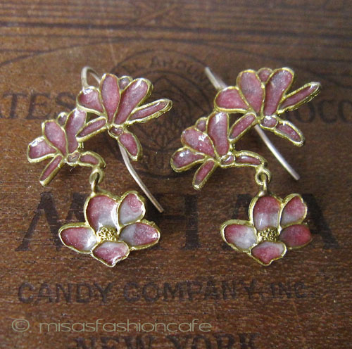 （画像用） マイケルミショー ピアス モクレン・マグノリア再販