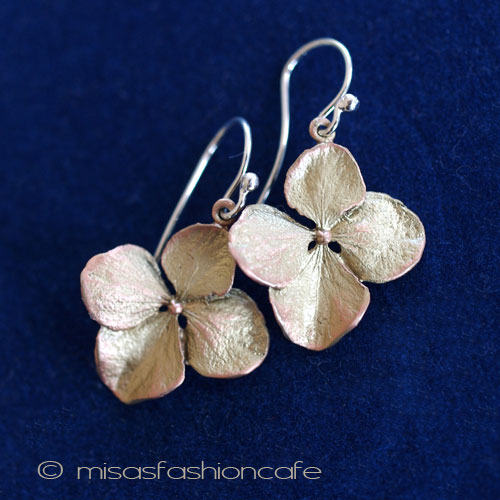 （画像用） ピアス　または　クリップ マイケルミショーアジサイ