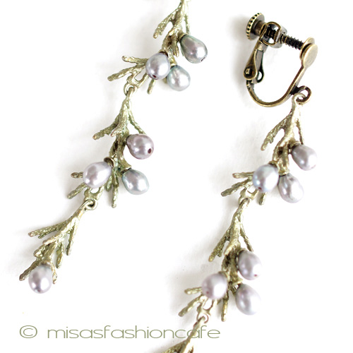 （画像用） Ｍｉｃｈａｕｄ　松の木 ピアス　または　クリップ