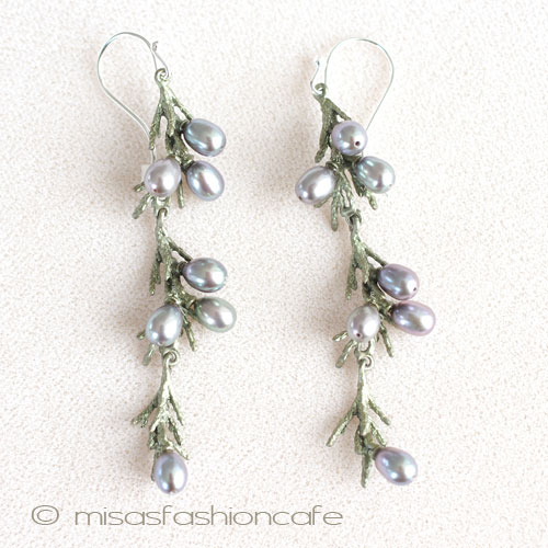 （画像用） Ｍｉｃｈａｕｄ　松の木 ピアス　または　クリップ