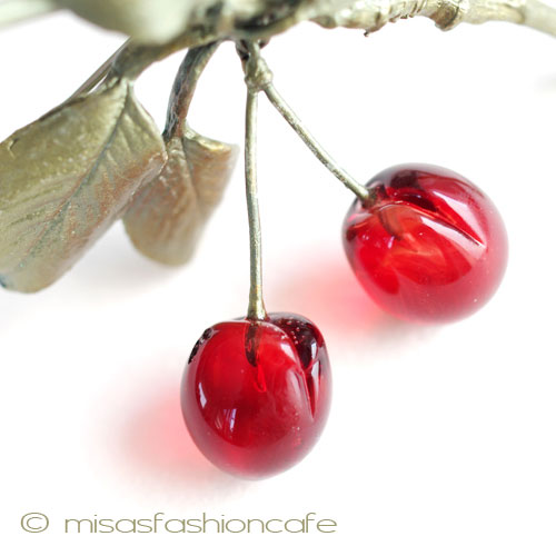 （画像用） マイケルミショー　再販！ アートガラス チェリー