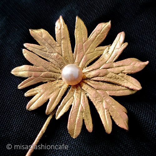 （画像用） マイケルミショー　 真珠　ゼラニウムの花