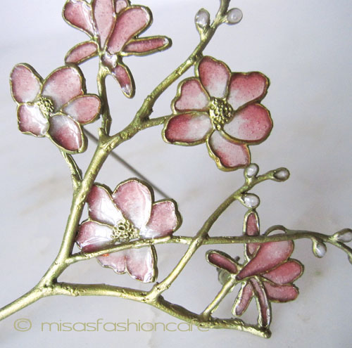 （画像用） マイケルミショー ブローチ 　モクレン・マグノリア