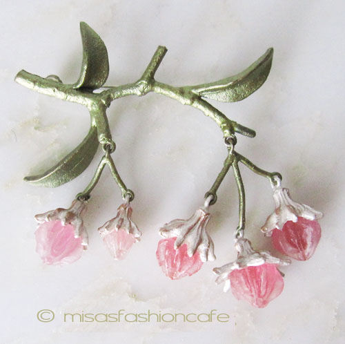 （画像用） マイケルミショー ブローチ 　シャクナゲ　再販！