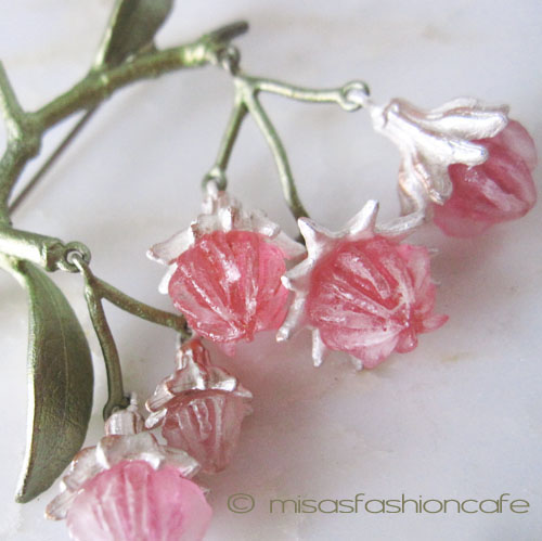 （画像用） マイケルミショー ブローチ 　シャクナゲ　再販！