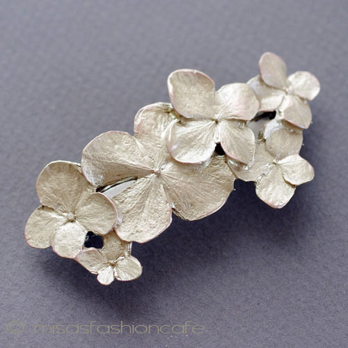 （画像用） マイケル ミショー再販！ あじさい　バレッタ