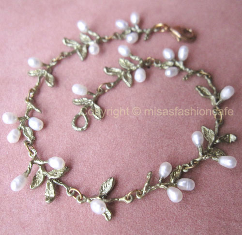 （画像用） マイケルミショー　再販！ カロライナ真珠ブレス