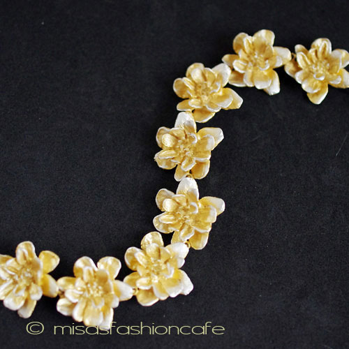 （画像用） Michaud ブレスレット 24金 イエローローズ