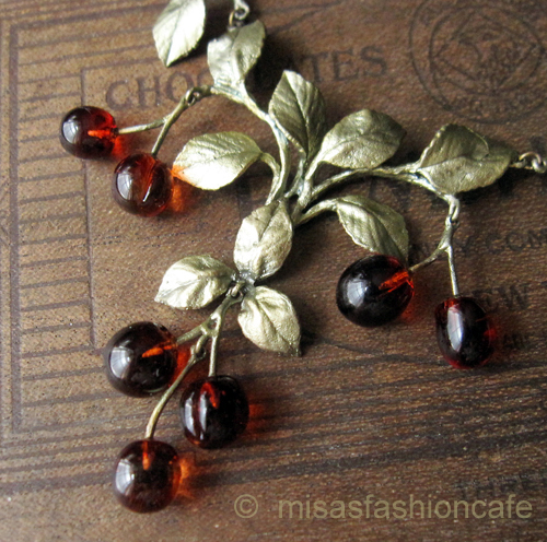 （画像用） マイケルミショー ネックレス Morello チェリー