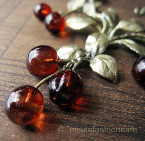 （画像用） マイケルミショー ネックレス Morello チェリー