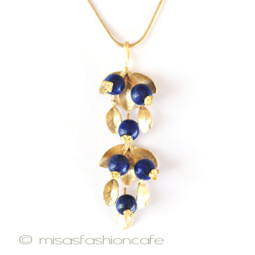 （画像用） Michaud ネックレス ブルーベリー