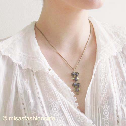 （画像用） Michaud ネックレス ブルーベリー