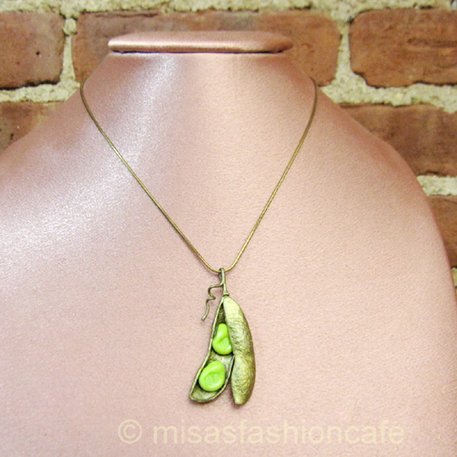 （画像用） マイケルミショー ネックレス 枝豆・えだまめ