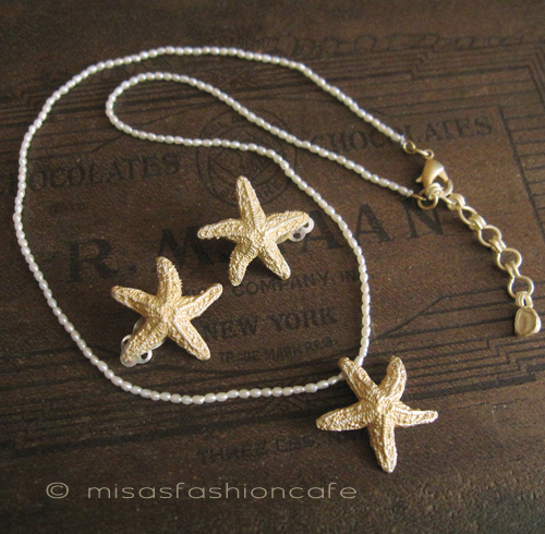 （画像用） マイケルミショー　 真珠　ヒトデ・セット