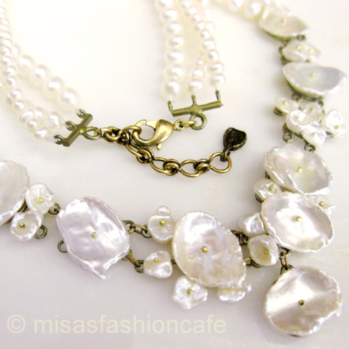 （画像用） Michaudネックレス 再販 豪華ケシパール真珠