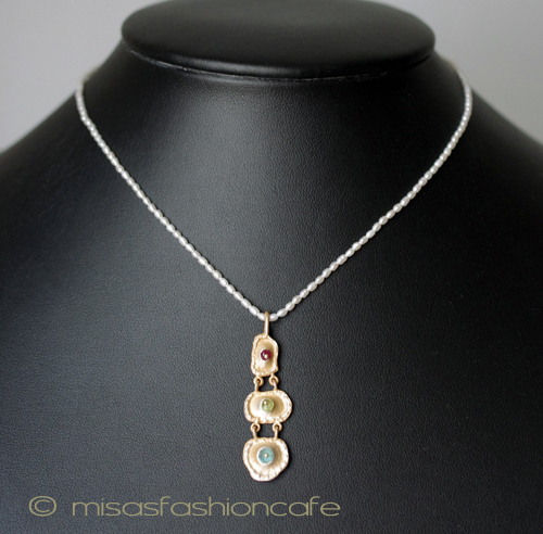 （画像用） Michaud ネックレス　新着 　真珠・天然石　ウニ