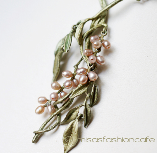 （画像用） Michaud ネックレス　新着 　真珠　藤の花