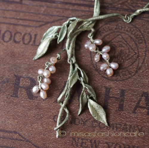 （画像用） Michaud ネックレス　新着 　真珠　藤の花