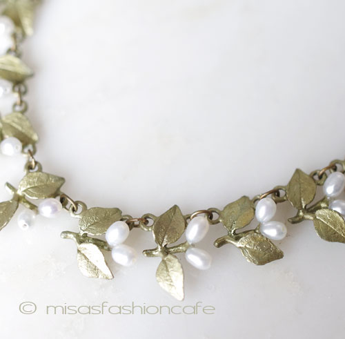 （画像用） マイケルミショー 　再販！ 真珠の花　ネックレス