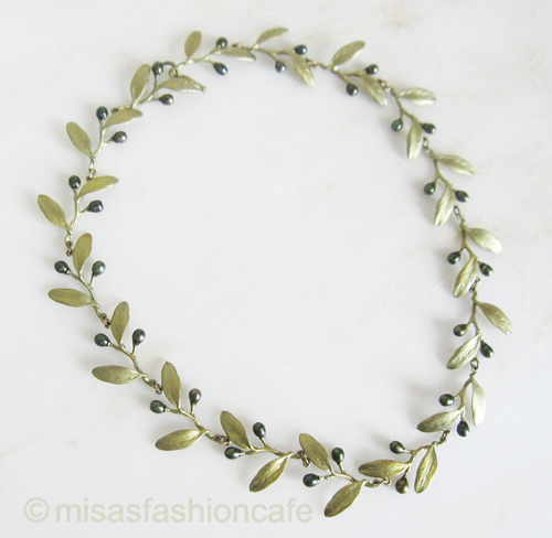 （画像用） Michaud ネックレス 再販！ 真珠のオリーブ