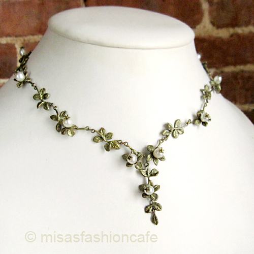 （画像用） Michaud ネックレス Quinceフラワー