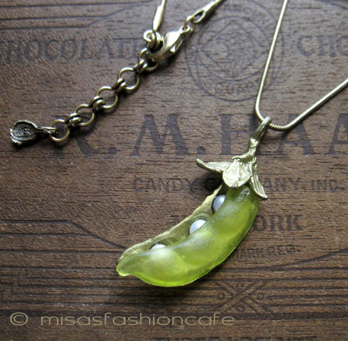 Michael michaud さやえんどう　ネックレス ヴィンテージアクセサリー・アンティークジュエリーやヨーロッパ