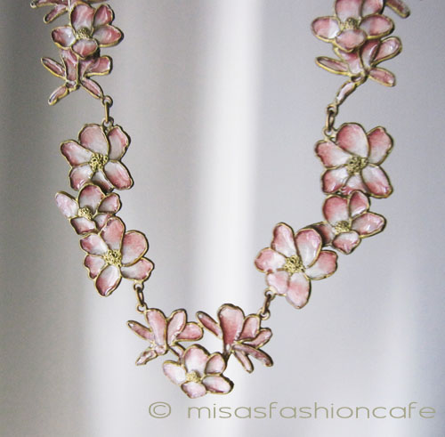 （画像用） マイケルミショー ネックレス モクレン・マグノリア再販