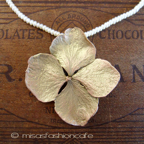 （画像用） マイケルミショー再販！ あじさい　ネックレス